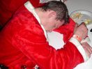 santa is passed out